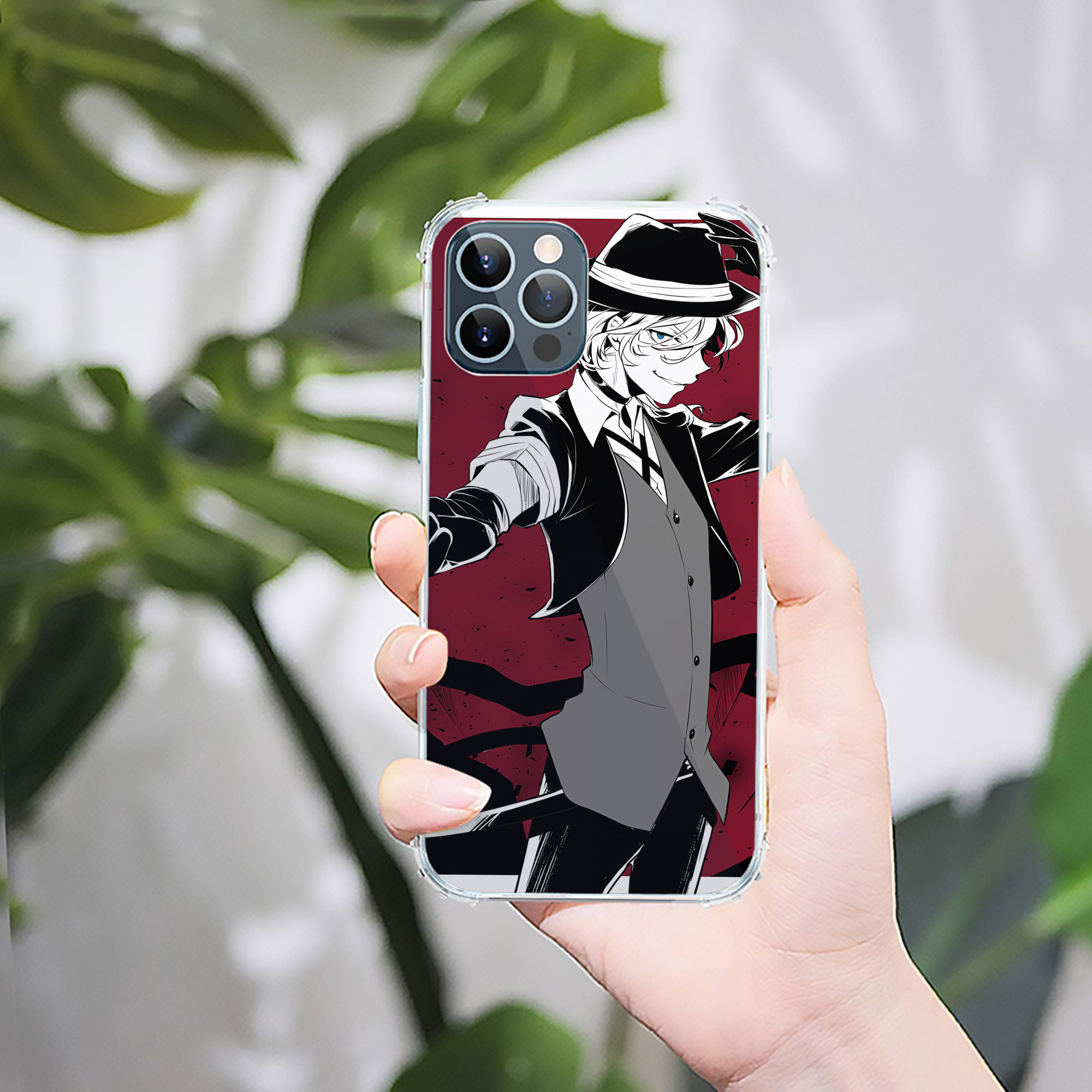 （画像用） 文豪ストレイドッグス Bungo Stray Dogs 【iPhone 12シリーズ対応】透明スマホケース（クリアソフトケース）
